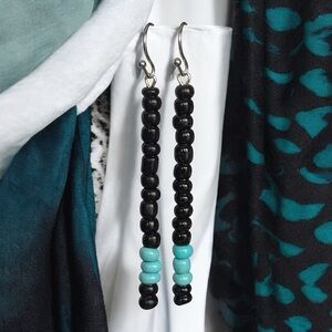 5 For $25💫Alternative/Tribal Long Beaded Earrings
